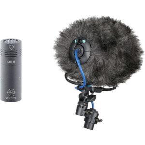 Schoeps CMC 1 Microphone Amp with MK 41 Supercardioid Condenser Capsule and Cinela Windshield (Matte Gray) 1